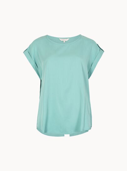 Split Hem Lightweight T-Shirt