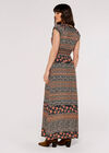 Robe Maxi Folk Art, Noir, grande