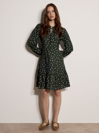 Ditsy Floral Mini Skater Dress