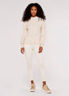 Embellished Pearl Jumper, Stone, large