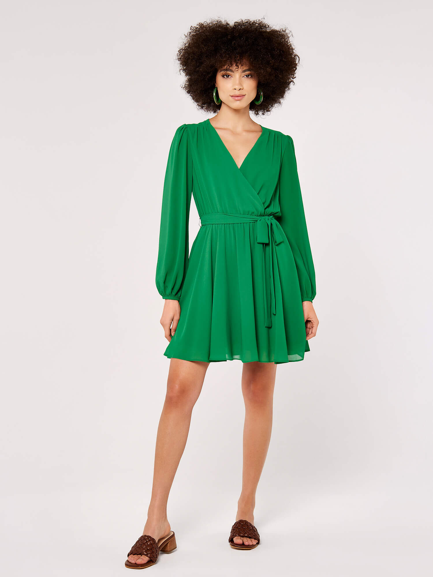Topshop wrap mini sales dress