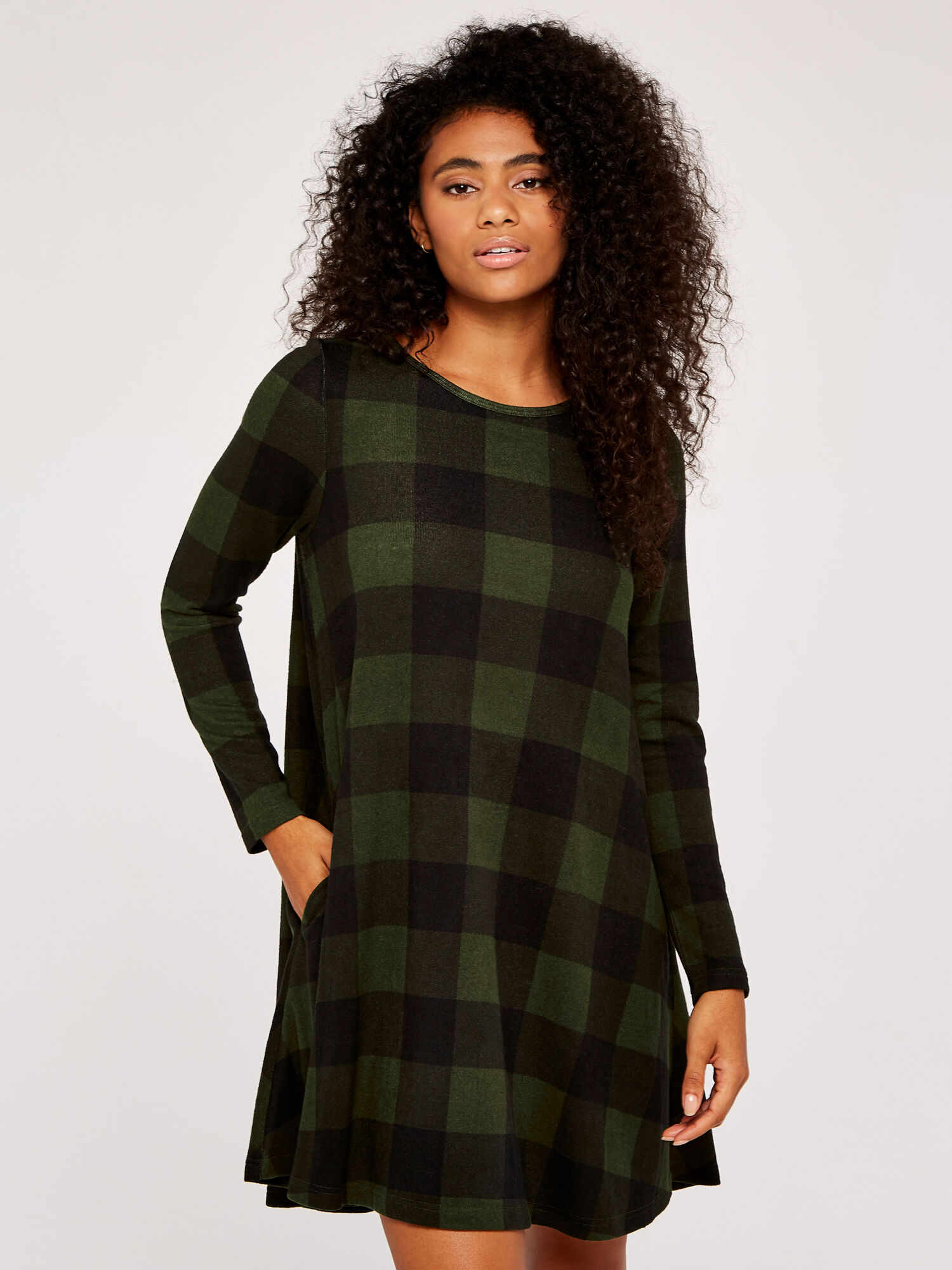 Khaki new arrivals swing dress