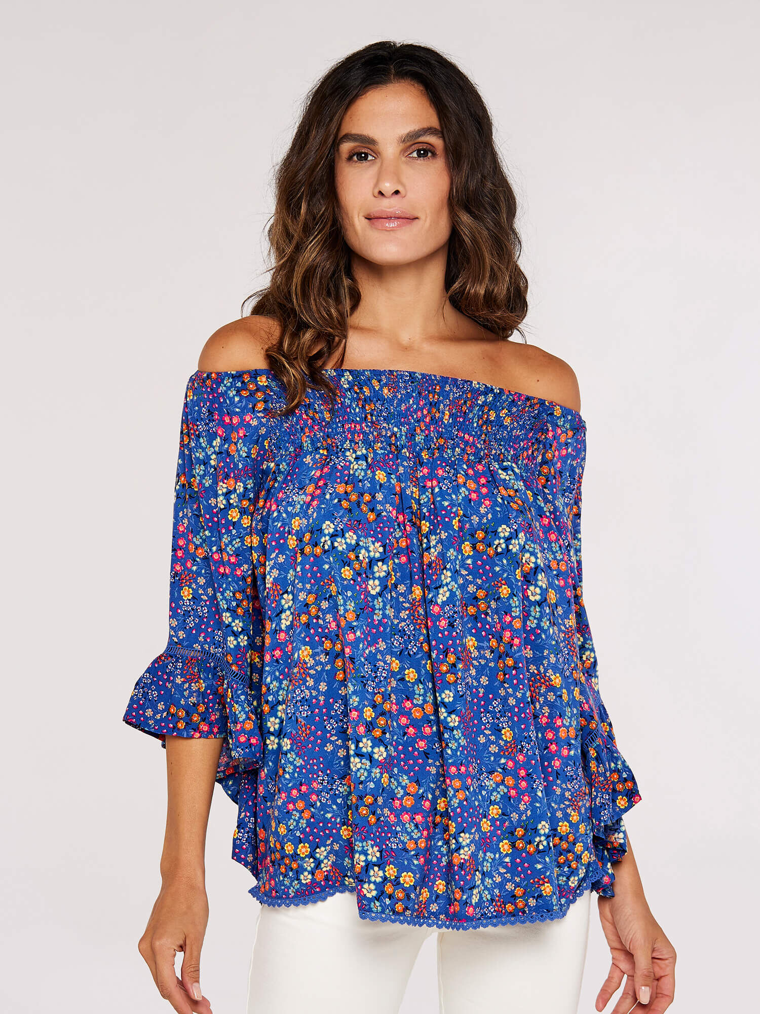 Haut Bardot A Petites Fleurs