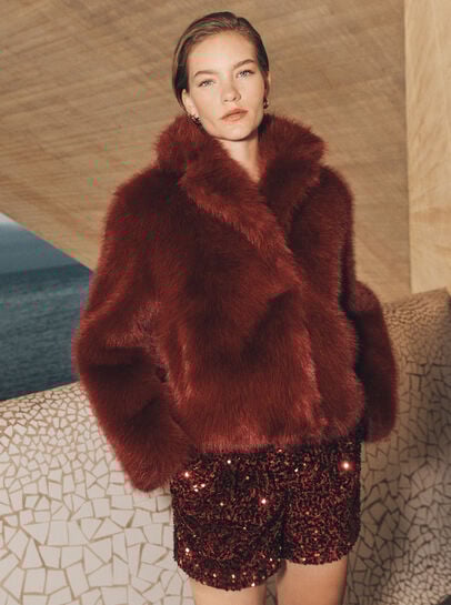 Faux Fur Short Coat