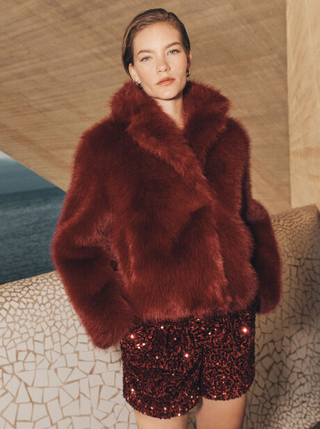 Faux Fur Short Coat