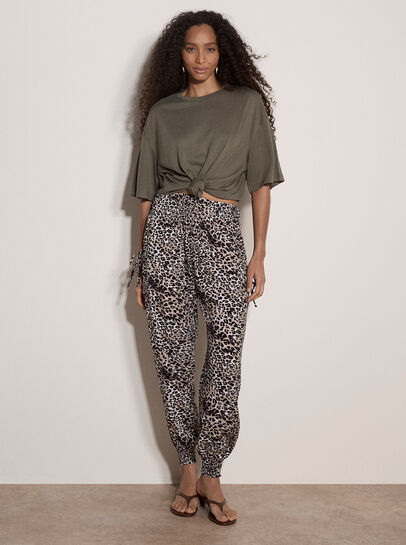 Animal Smock Waist Joggers