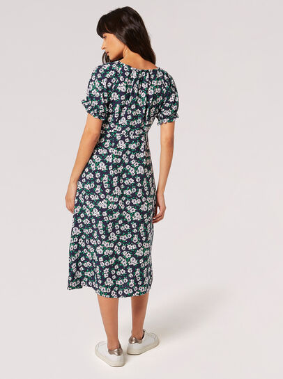 Daisy Floral Midi Dress