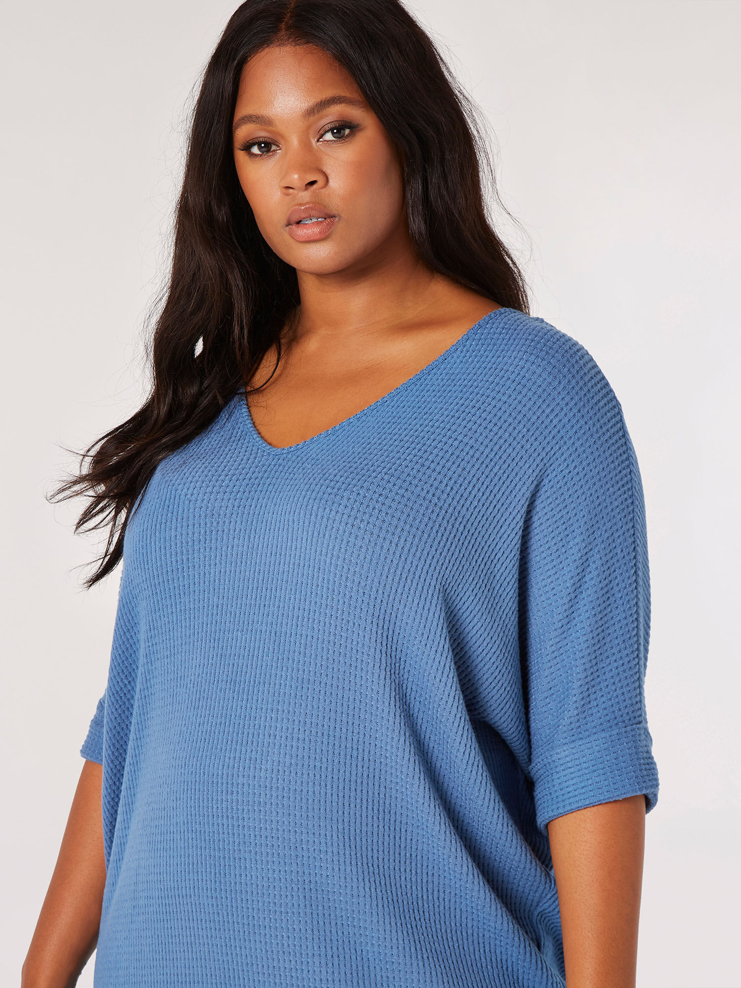 V neck batwing top best sale