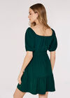 Milkmaid Mini Dress, Green, large