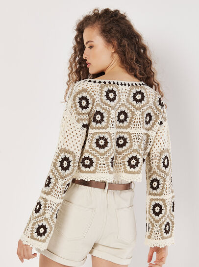 Crochet Pentagon Crop Top