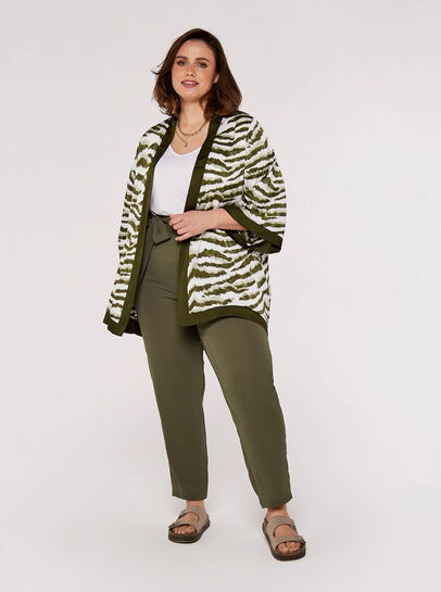 Curve Tiger Open Kimono