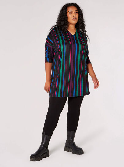 Curve Soft Touch Stripe Top