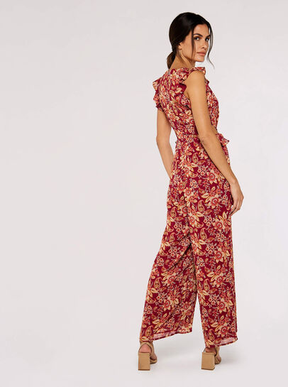 Paisley Lurex Jumpsuit