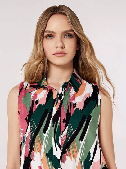 High-Low Shirt Mini Dress