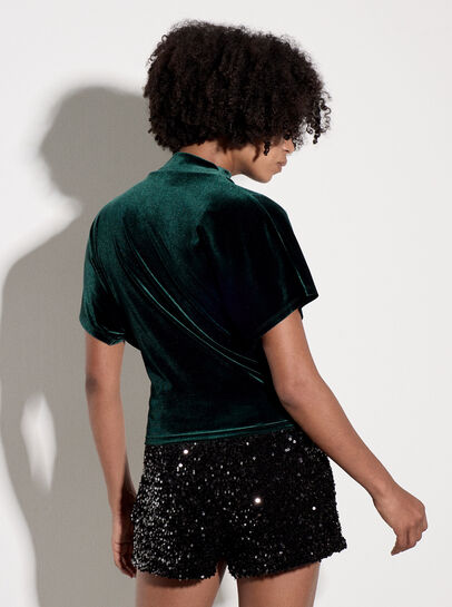 Velvet Batwing T-Shirt
