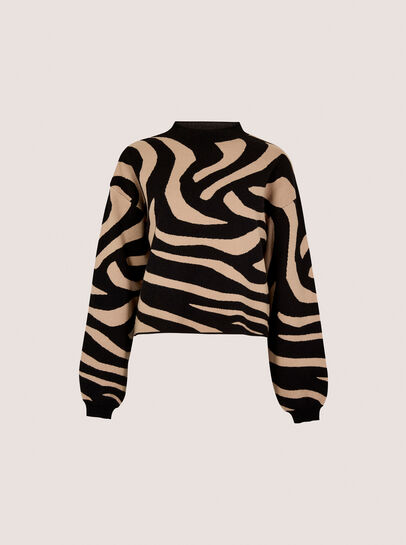 Zebra Print Jumper