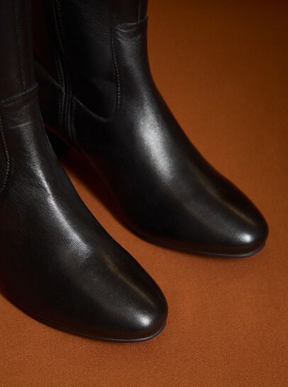 Tall Heeled Chelsea Boots
