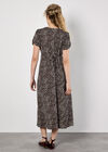 Animal Print Midaxi Dress, Brown, large