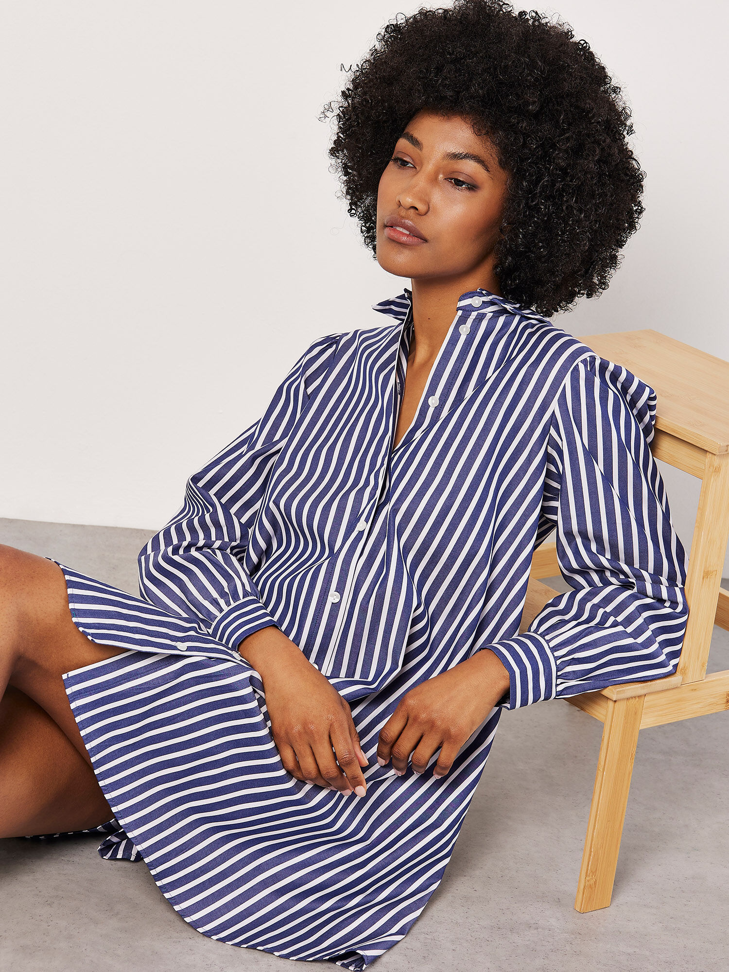 Robe a rayure marine top