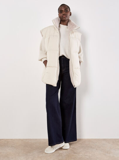 Reversible Oversized Puffer Gilet