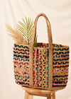 Recycled Jute Tote Bag, Assorted, large