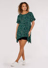 Brushstroke Tunic Top, Green, large