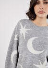 Constellation Soft Knit Jumper, Grey, large