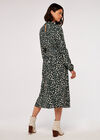 Brush Spot Dress, Green, large