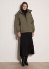 Technical Parka Jacket, Khaki, large