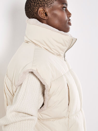 Reversible Oversized Puffer Gilet
