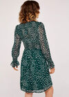 Abstract Animal Skater Dress, Green, large