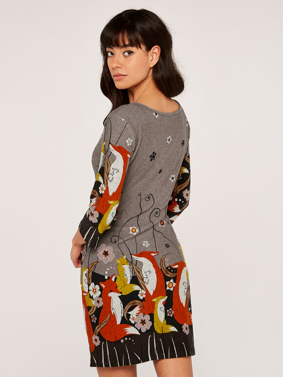 Foxes Dress, Stone, large