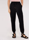 Slim Fit Combat Joggers, Black, large