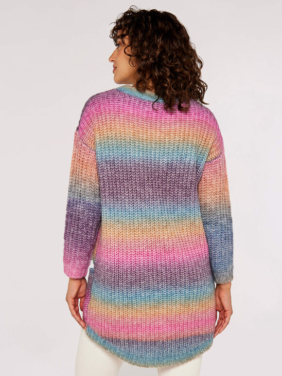 SpaceDye Curved Jumper, Purple, large