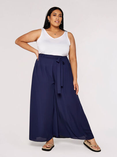 High Waisted Palazzo Trouser