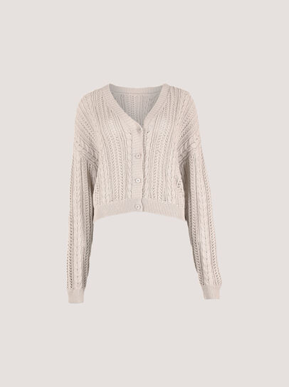 Crochet Cable Cardigan