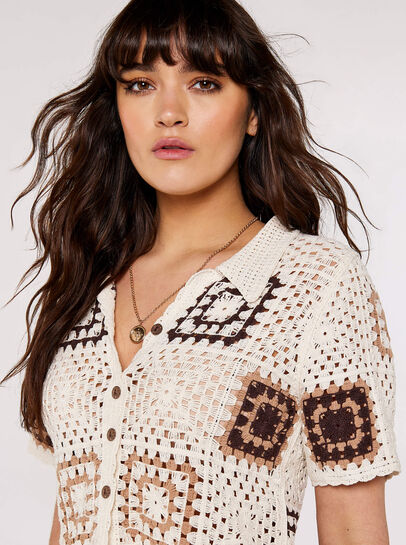 Crochet Squares Top