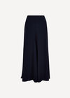 Fluid Wide-Leg Trousers, Navy, large
