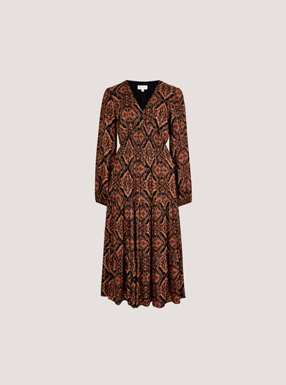 Smock Waist Tiered Dress