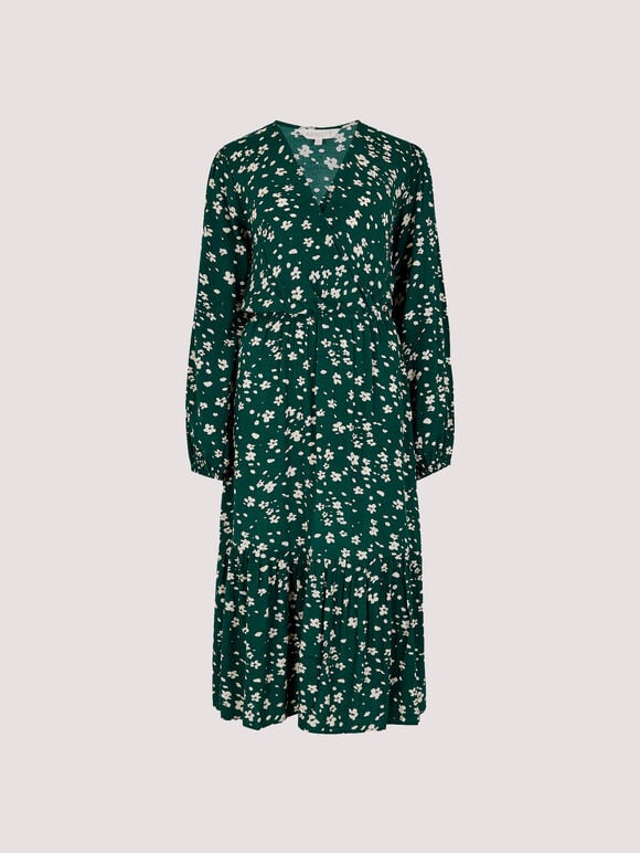 Floral wrap midi dress Floral wrap midi dress