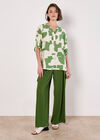 Abstract Shapes Blouse, Green, large