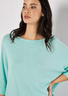 Soft Touch Batwing Top, Aqua - Turquoise, large