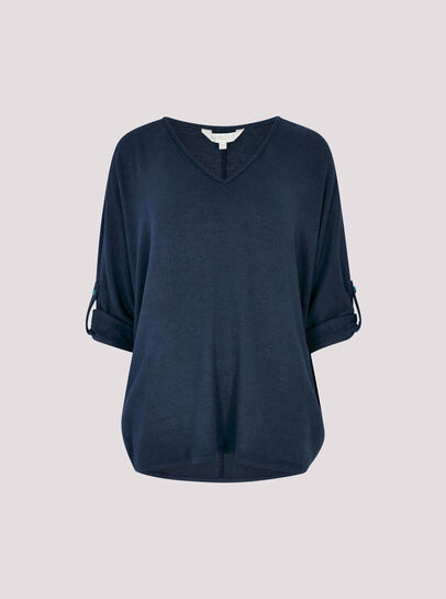 Soft Touch Oversized Batwing Top