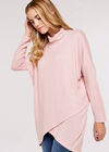 Wrap Front Tunic, Pink, large