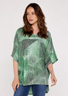 Triangle Square Maze Top, Green, large