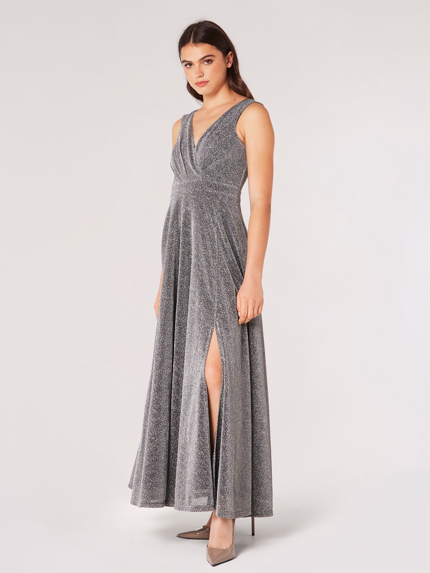 Light grey wrap dress outlet