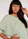Waffle Knit Top, Mint, large