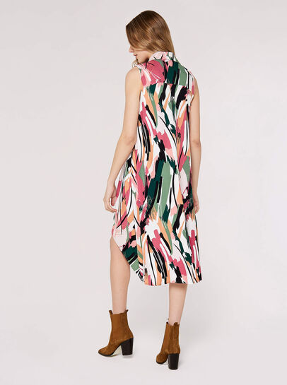 High-Low Shirt Mini Dress