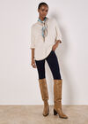Soft Touch Batwing Top, Stone, large