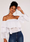 Frill Top, White, large